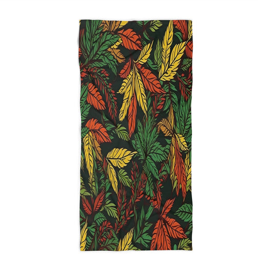 Reggae Plants Beach Towel