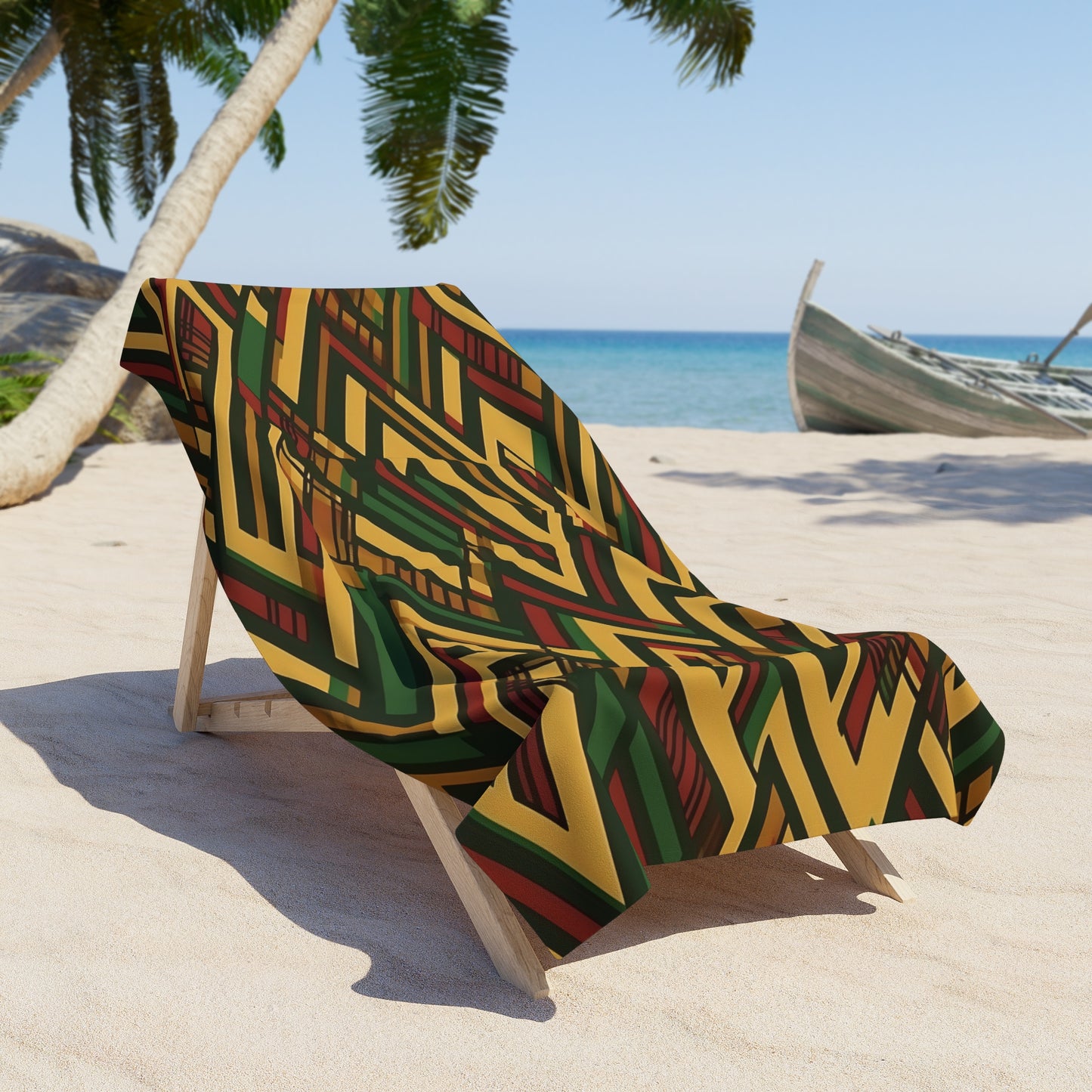 Rasta Antique Beach Towel