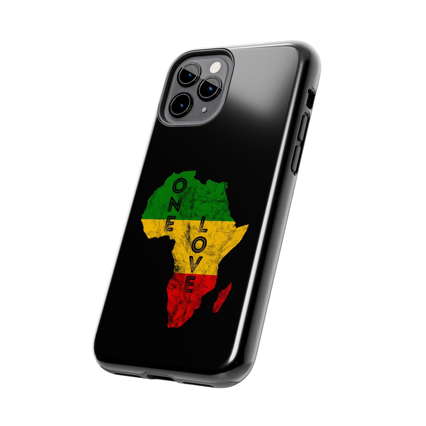 Reggae Africa Map Tough iPhone Case