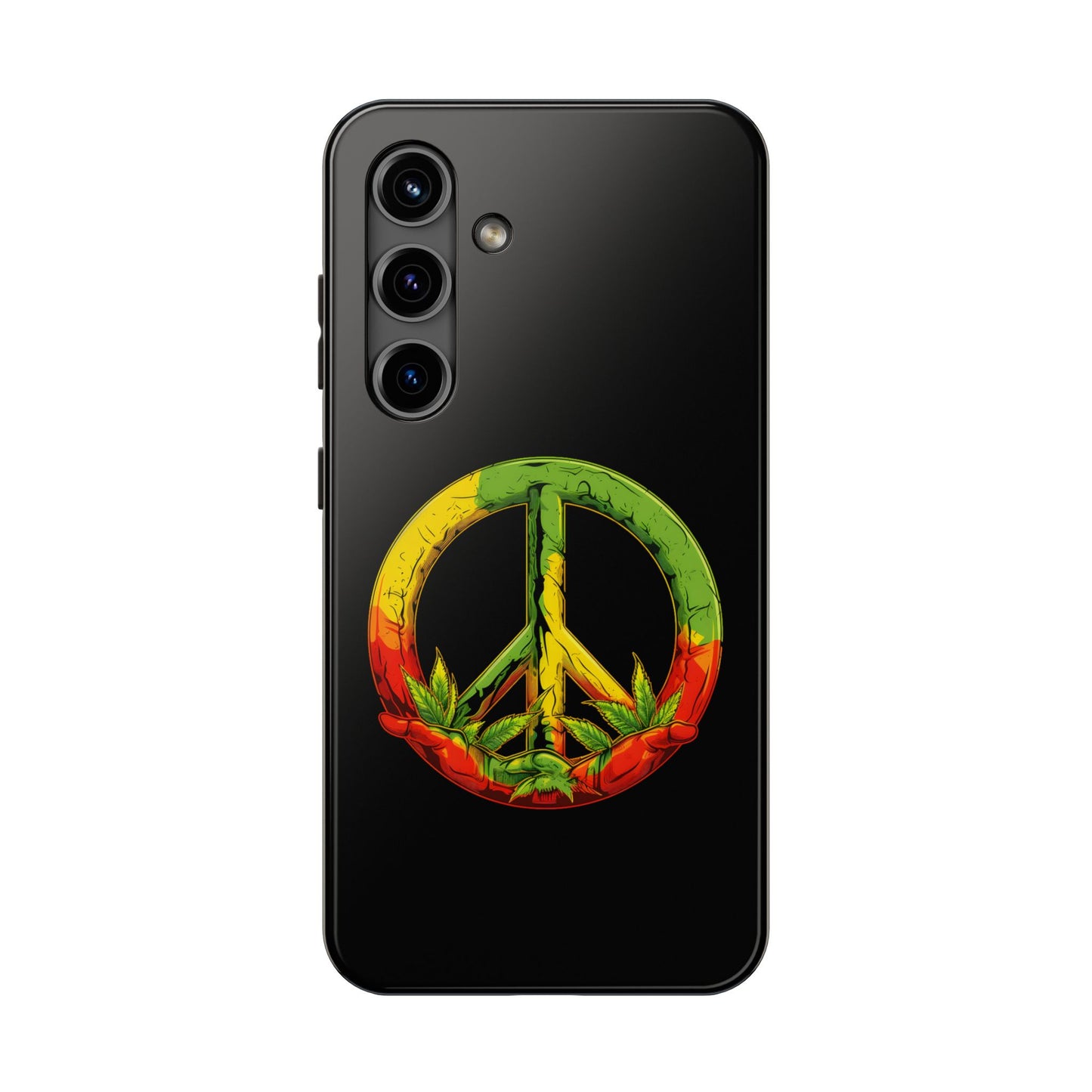 Reggae Peace Sign Tough Samsung Galaxy Phone Case