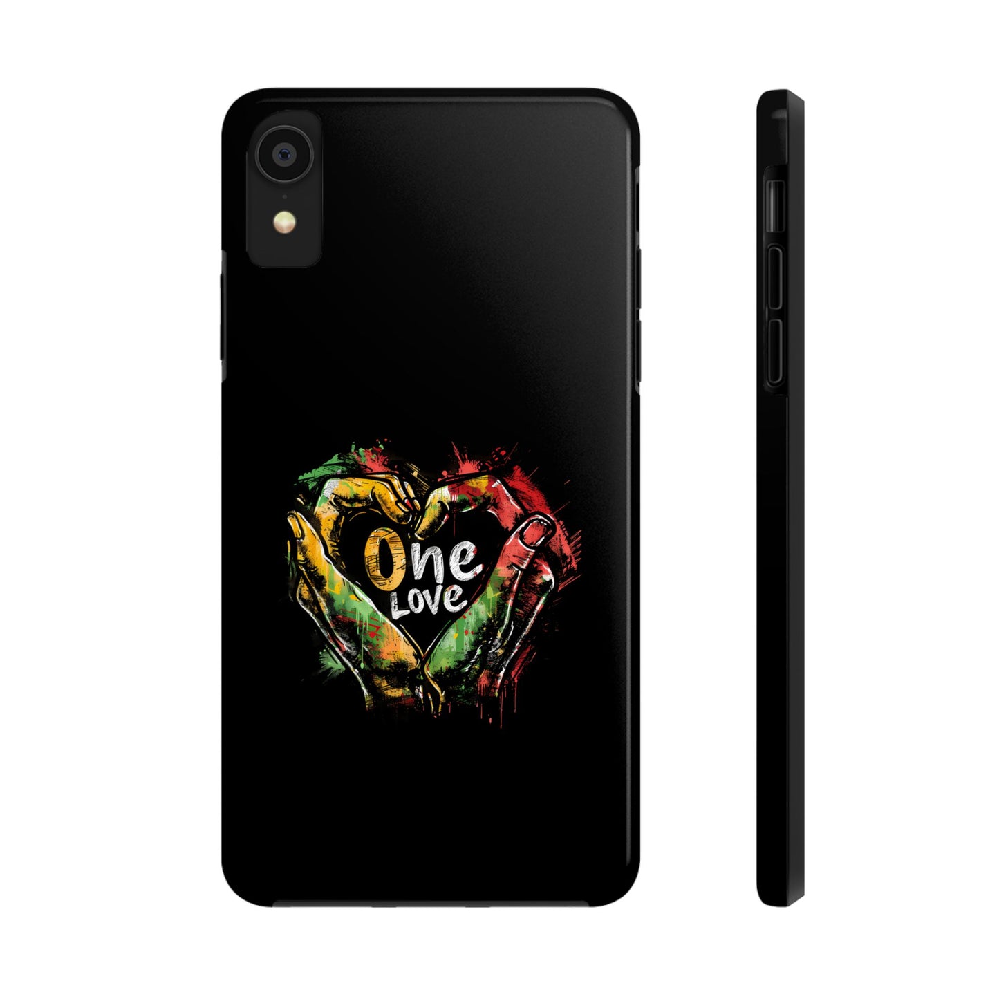 Reggae Hand Heart Tough iPhone Case