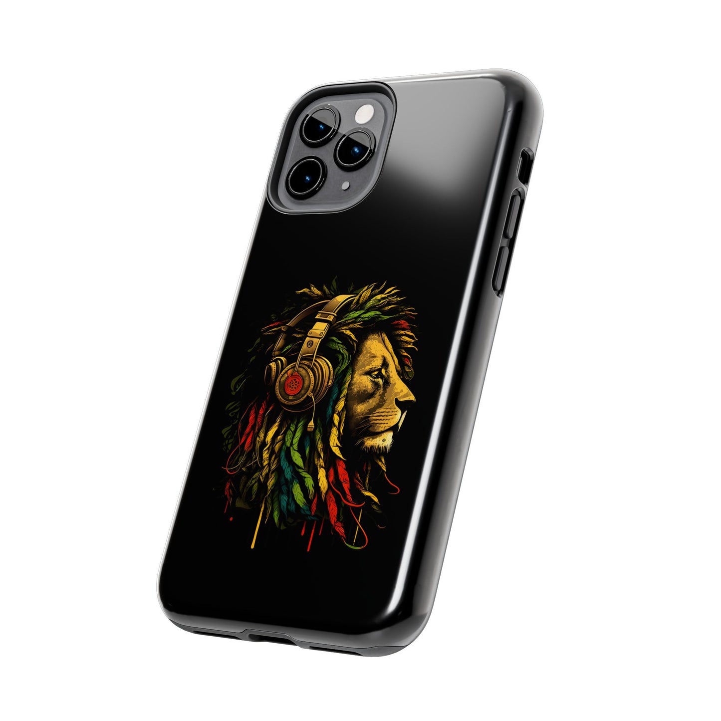 Rasta Reggae Lion Tough iPhone Case