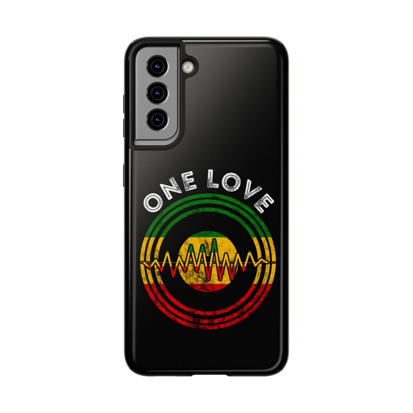 Reggae Music Vinyl Heartbeat Tough Samsung Galaxy Phone Case