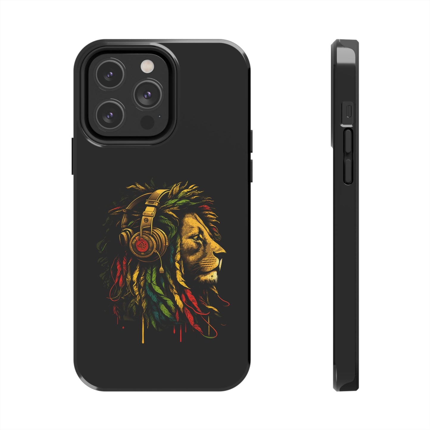 Rasta Reggae Lion Tough iPhone Case