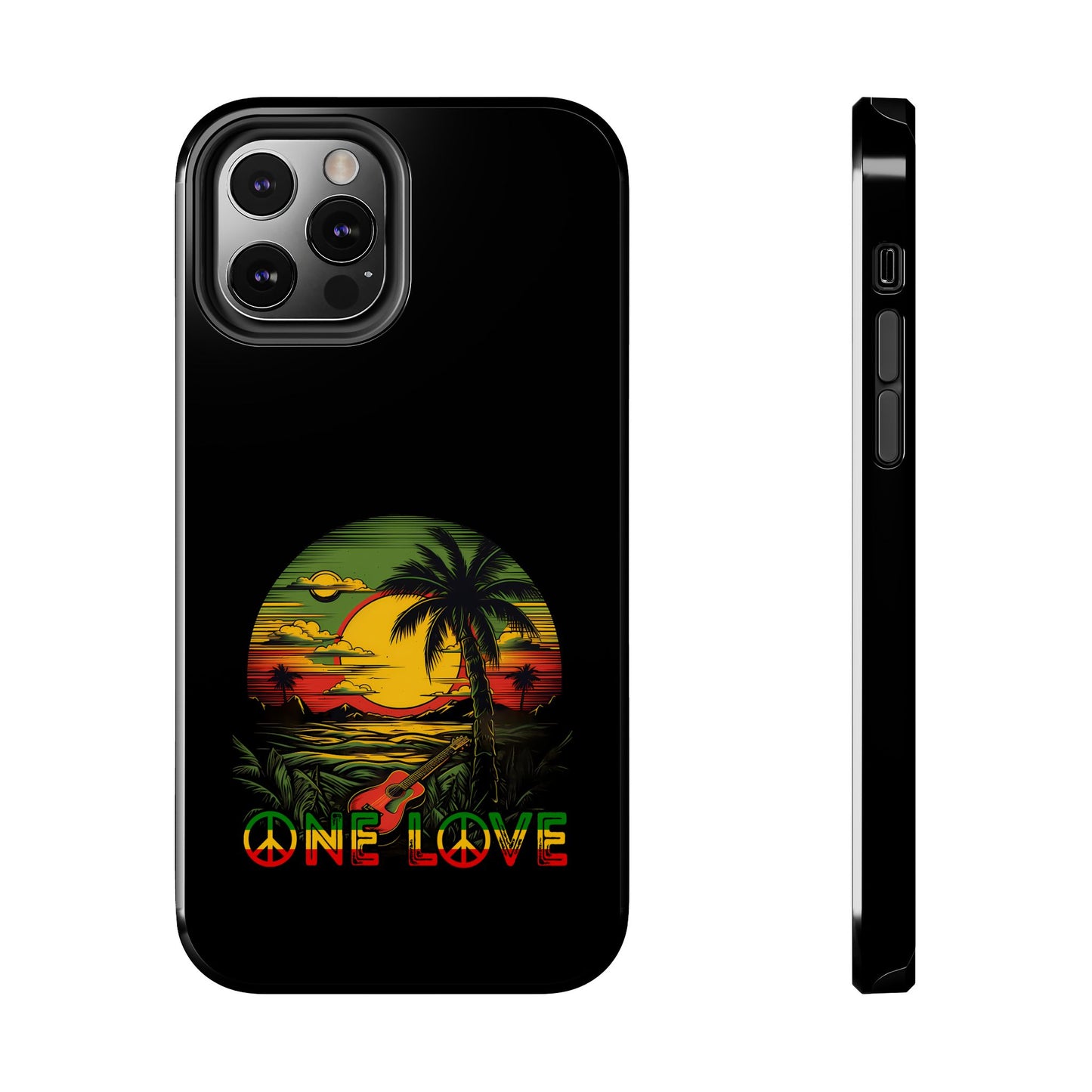 Reggae Sunset Guitar Tough iPhone Case