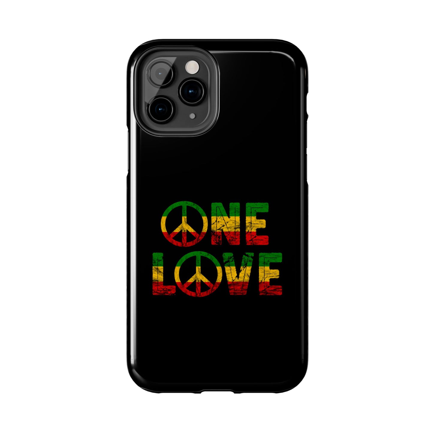 Reggae One Peace Love Tough iPhone Case