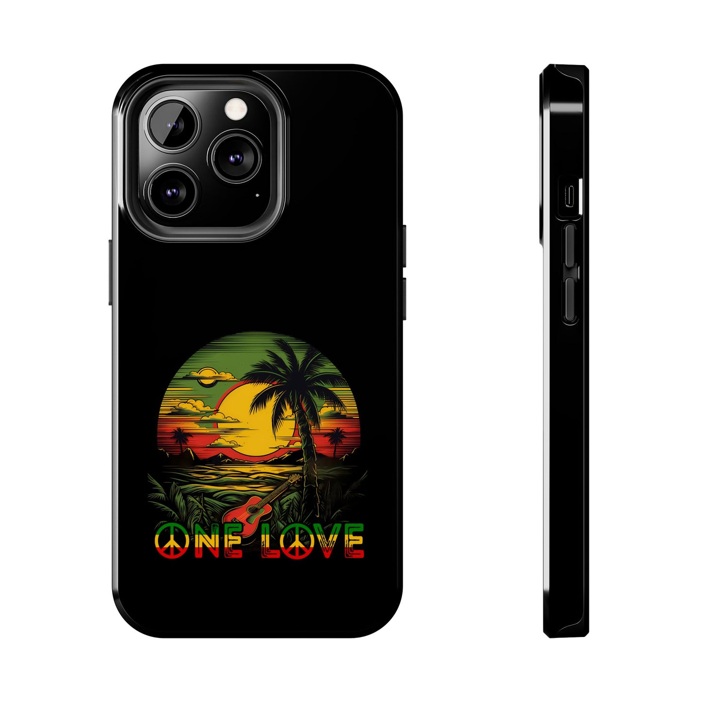 Reggae Sunset Guitar Tough iPhone Case