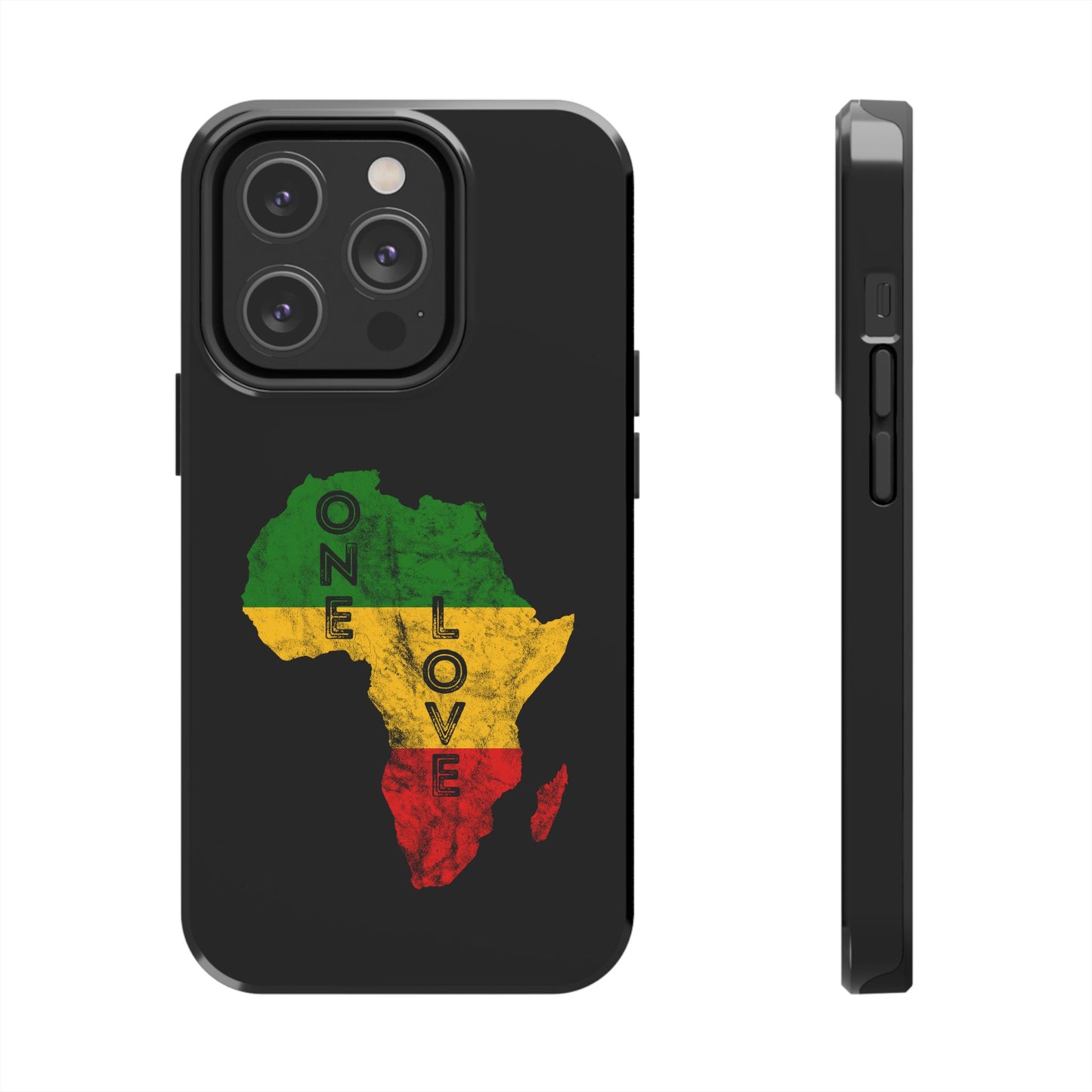 Reggae Africa Map Tough iPhone Case