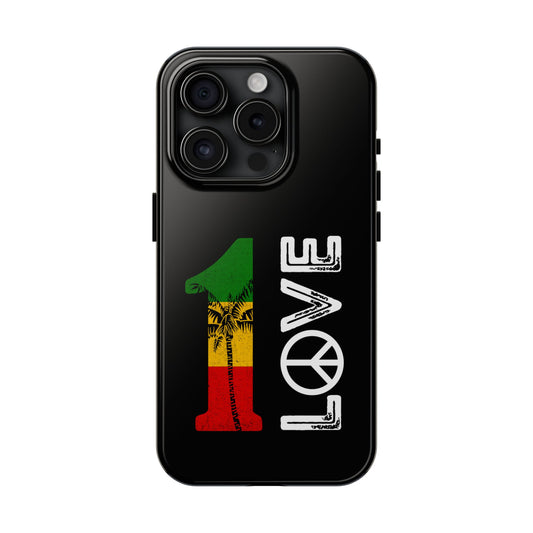 Reggae Vacation 1 Love Tough iPhone Case