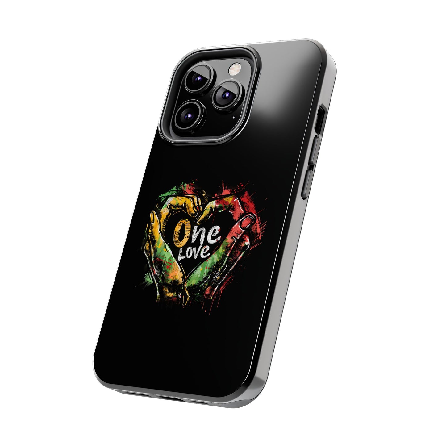 Reggae Hand Heart Tough iPhone Case