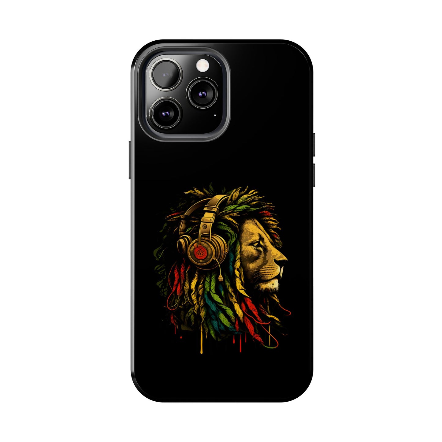 Rasta Reggae Lion Tough iPhone Case