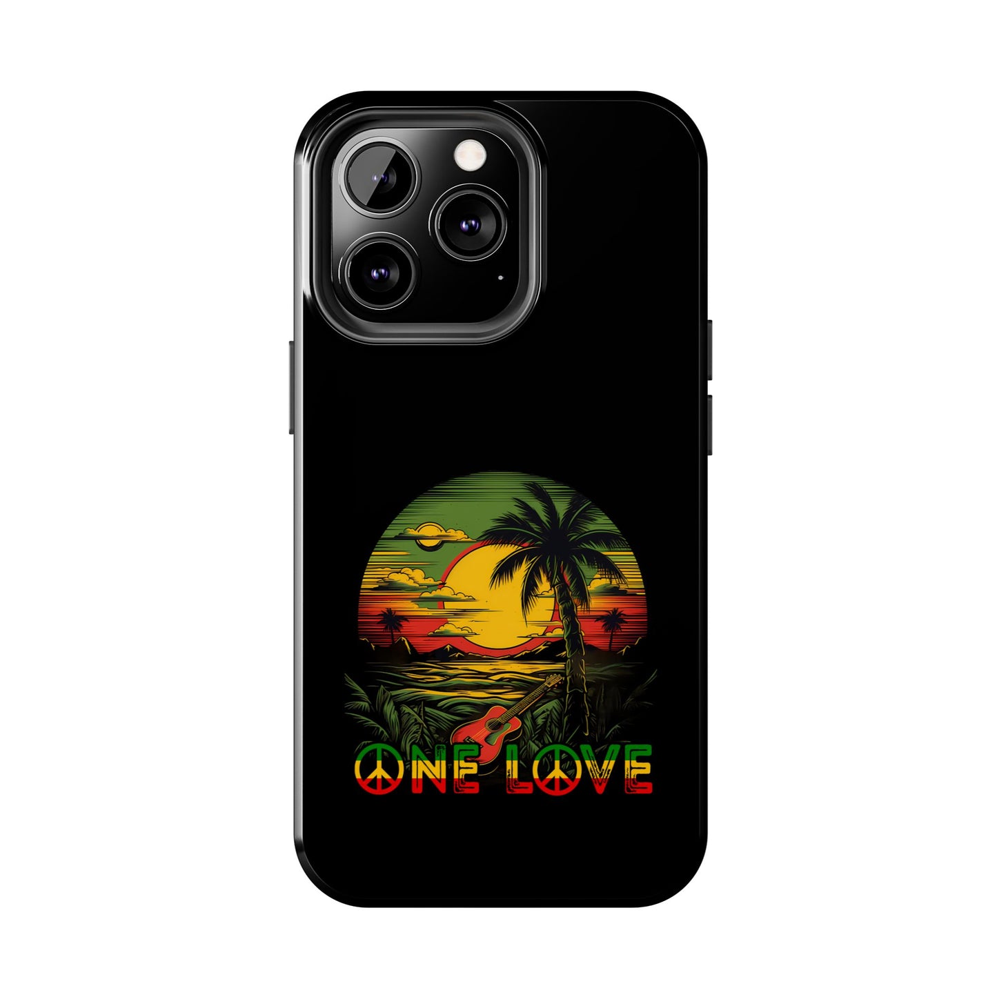 Reggae Sunset Guitar Tough iPhone Case