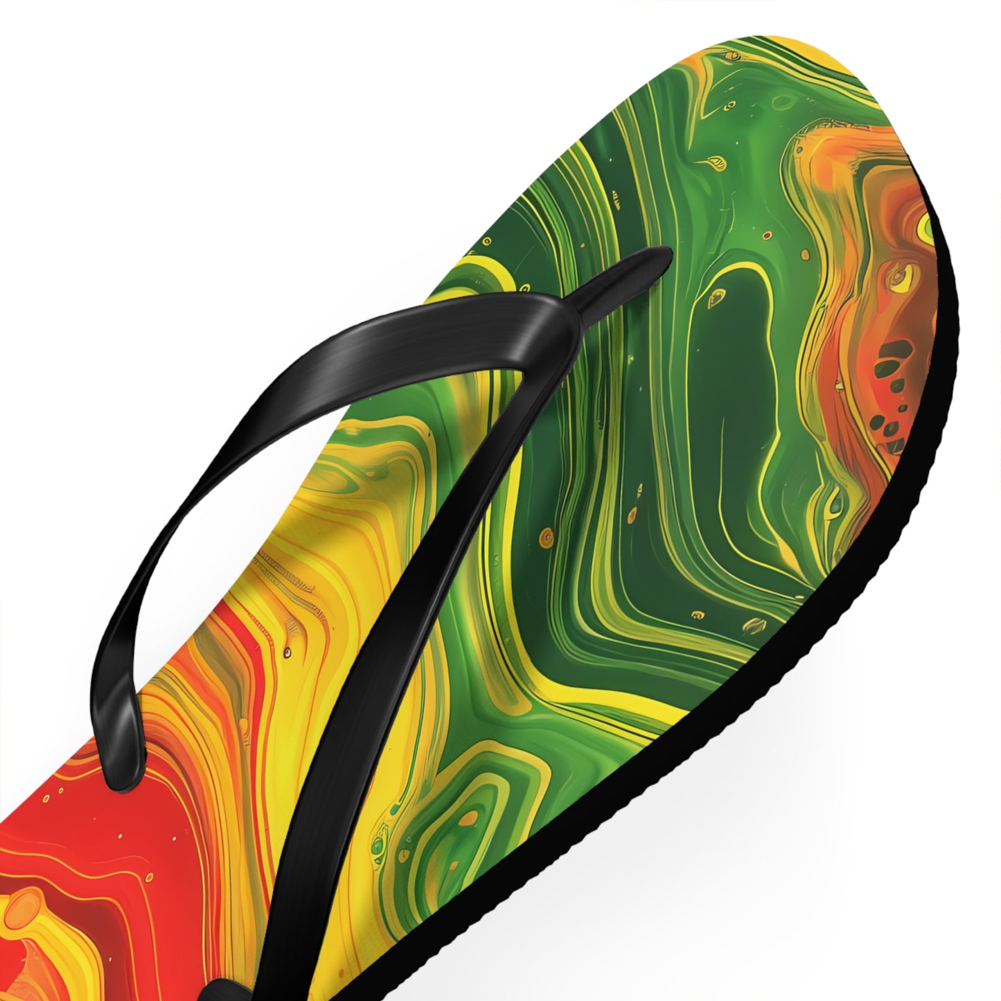 Reggae Wave Flip Flops