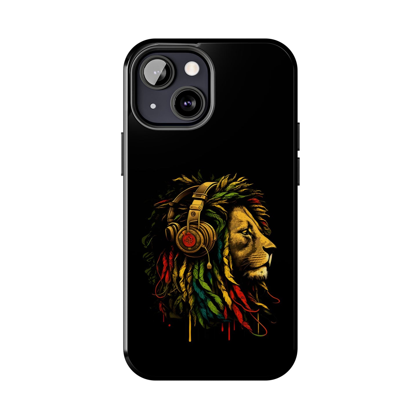 Rasta Reggae Lion Tough iPhone Case