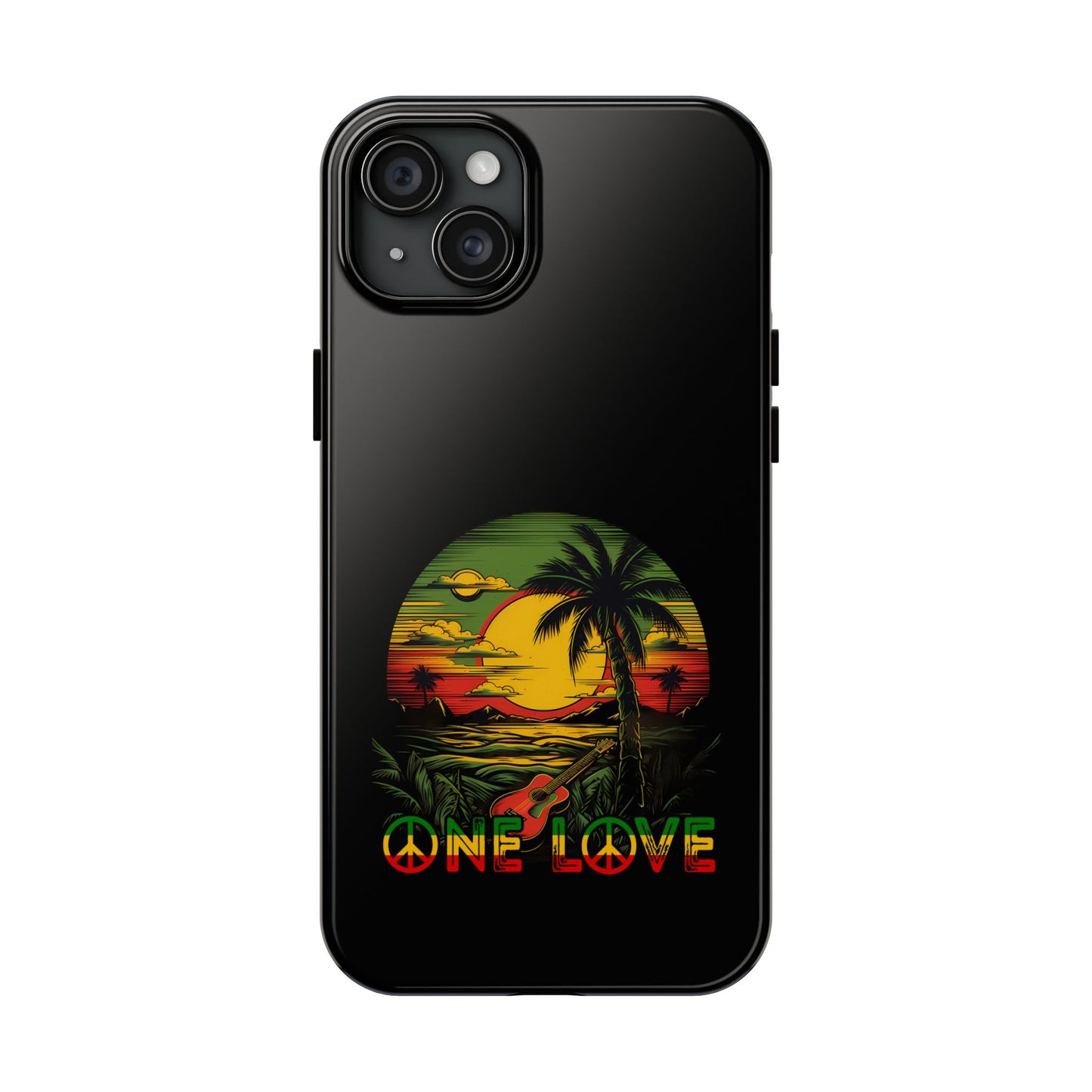 Reggae Sunset Guitar Tough iPhone Case