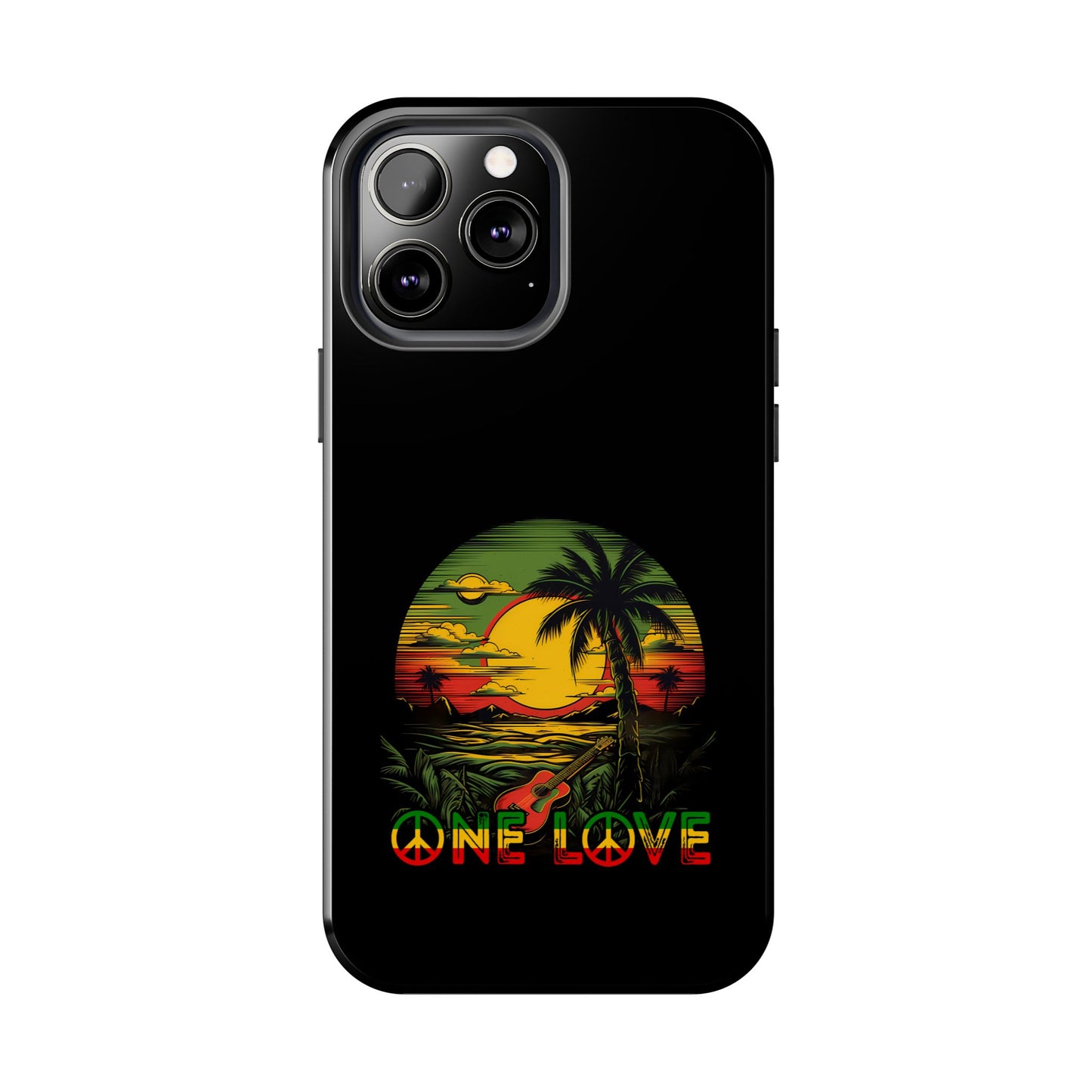 Reggae Sunset Guitar Tough iPhone Case