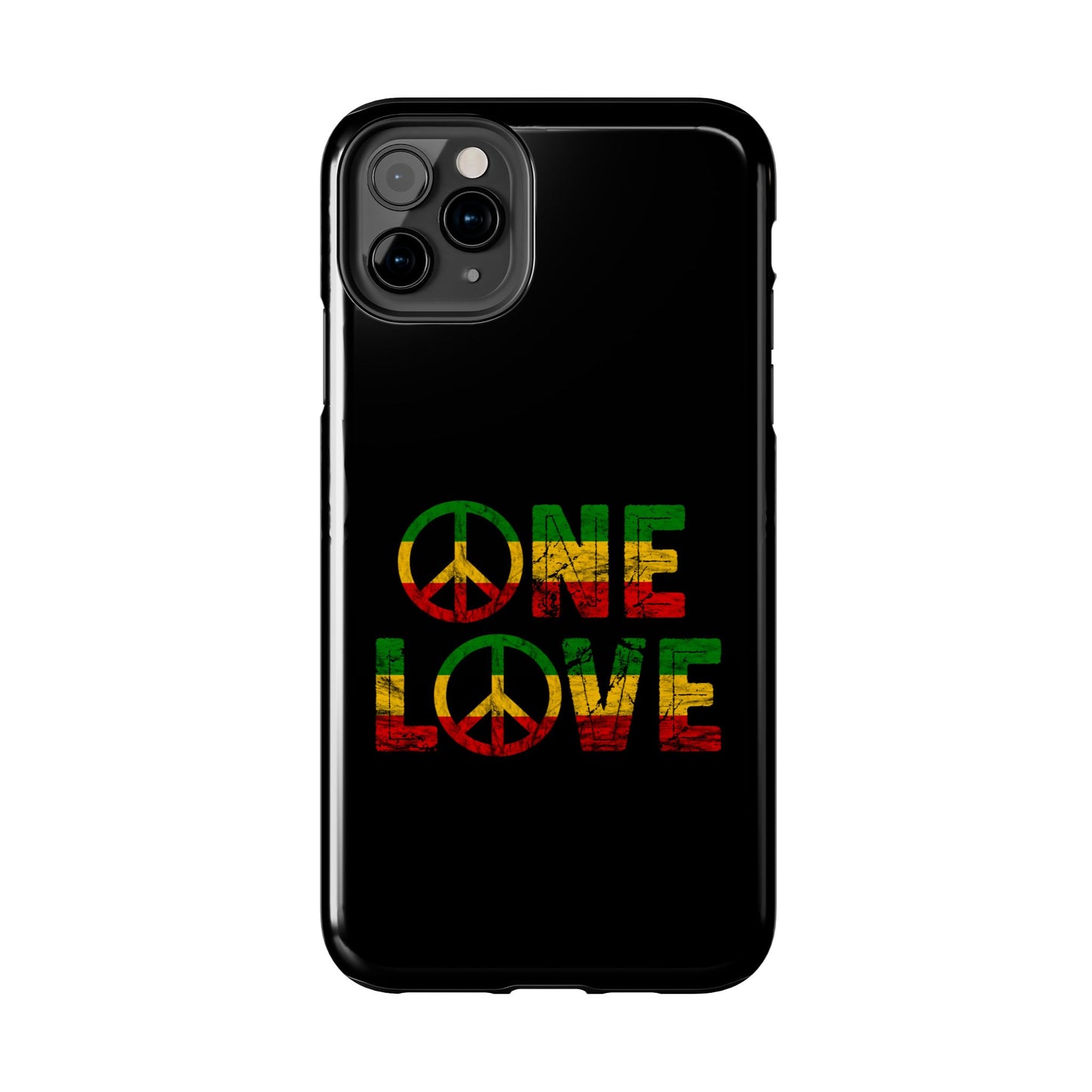 Reggae One Peace Love Tough iPhone Case