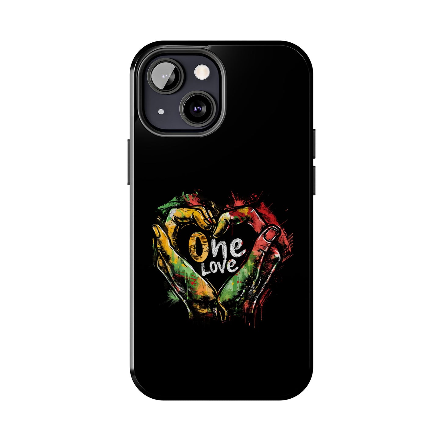 Reggae Hand Heart Tough iPhone Case