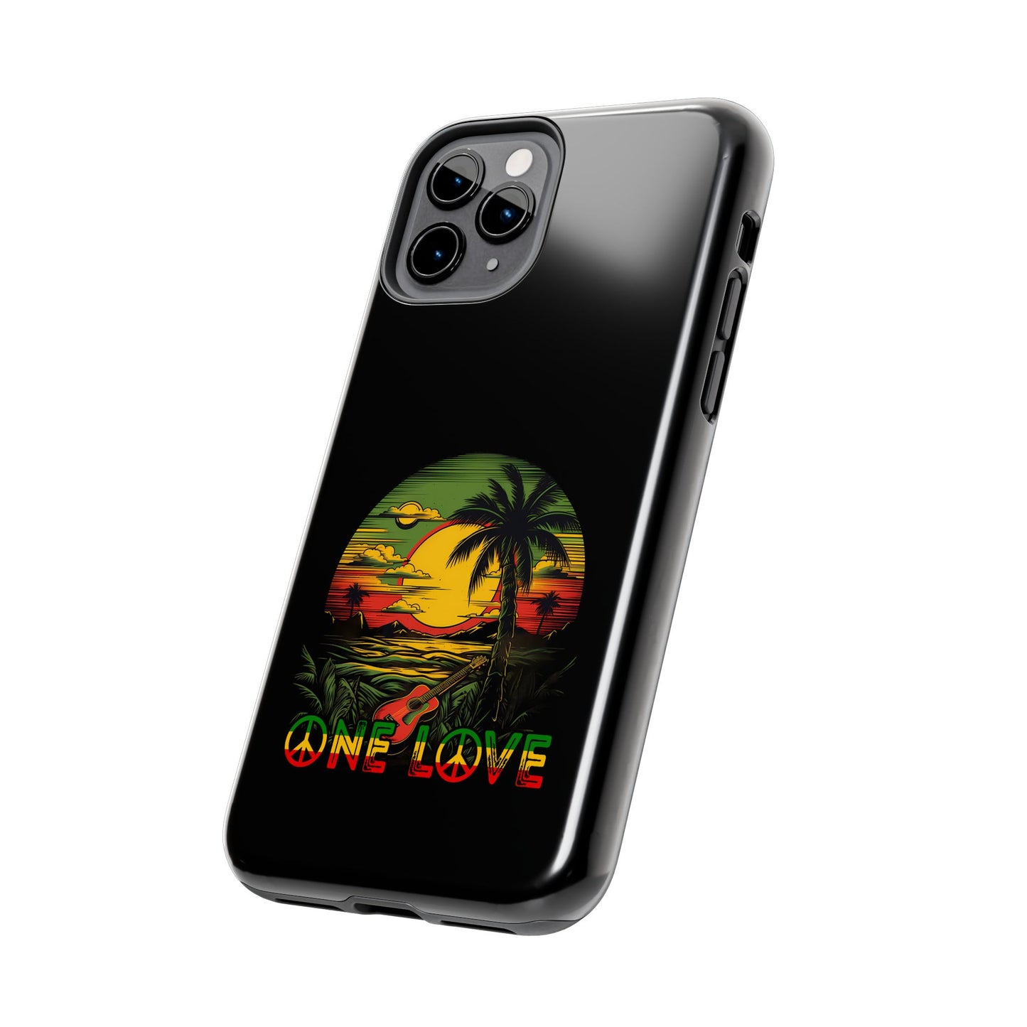 Reggae Sunset Guitar Tough iPhone Case