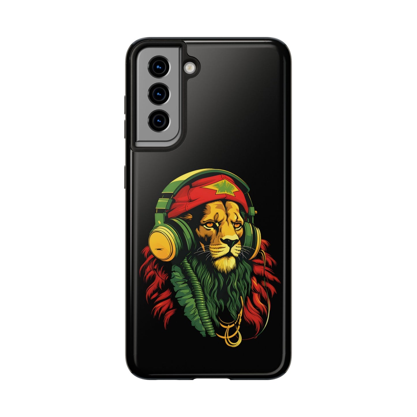 Haile Selassie Reggae Music Lion Tough Samsung Galaxy Phone Case