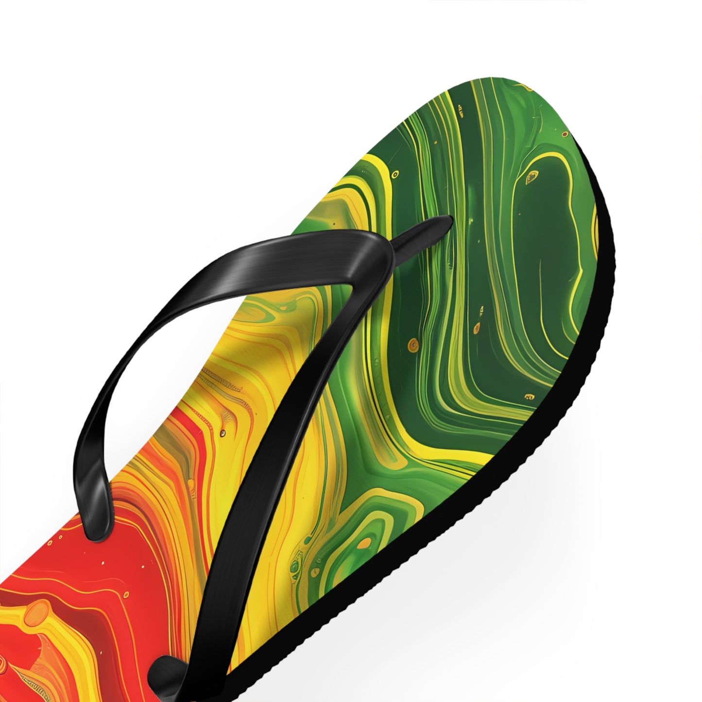 Reggae Wave Flip Flops