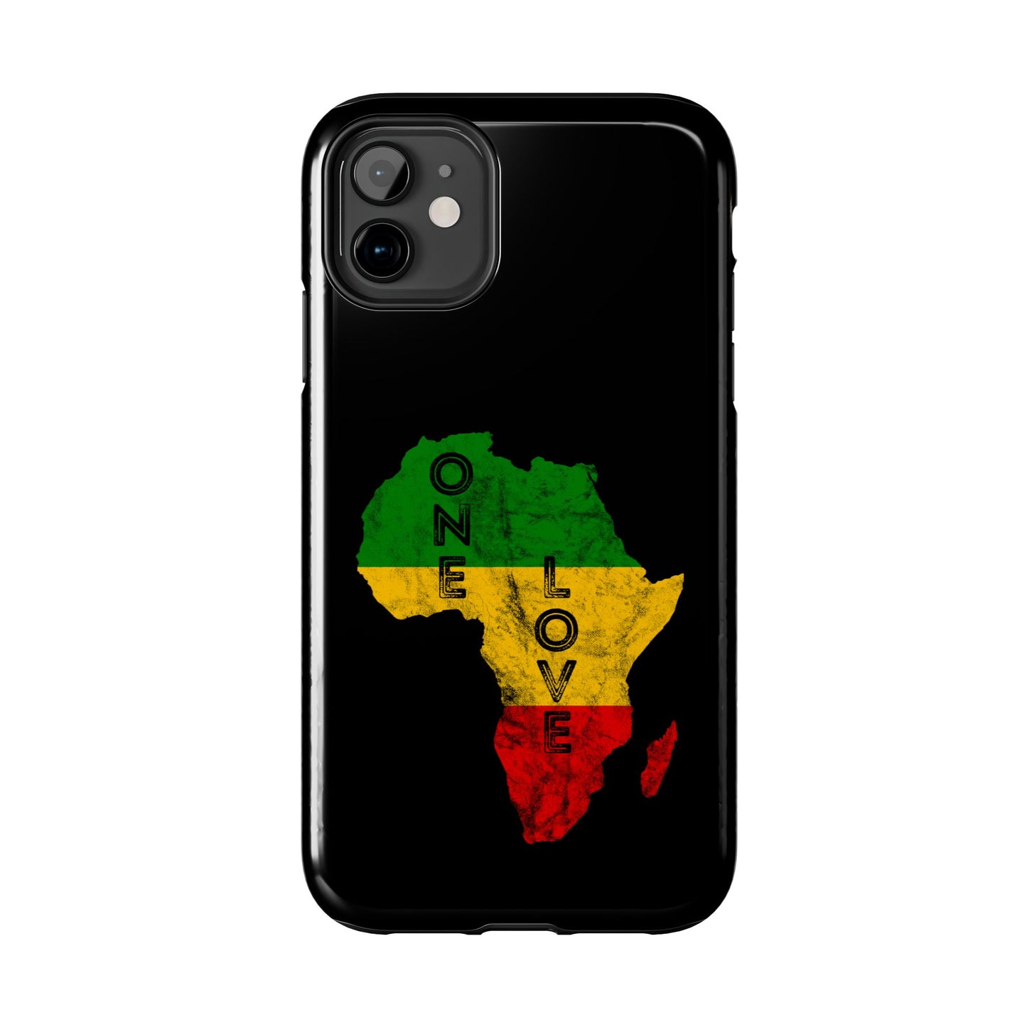 Reggae Africa Map Tough iPhone Case