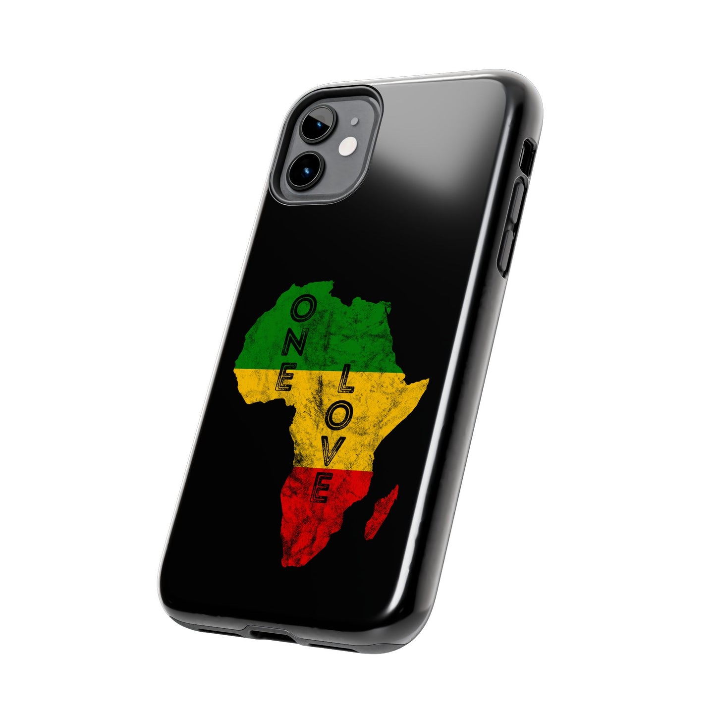 Reggae Africa Map Tough iPhone Case