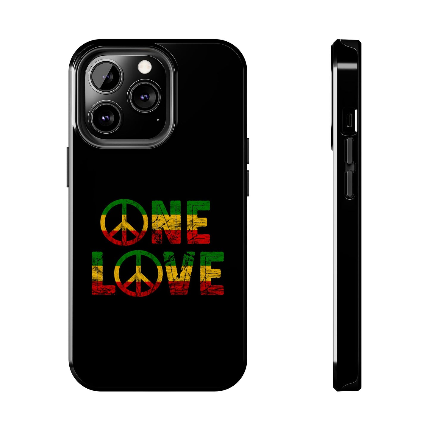 Reggae One Peace Love Tough iPhone Case