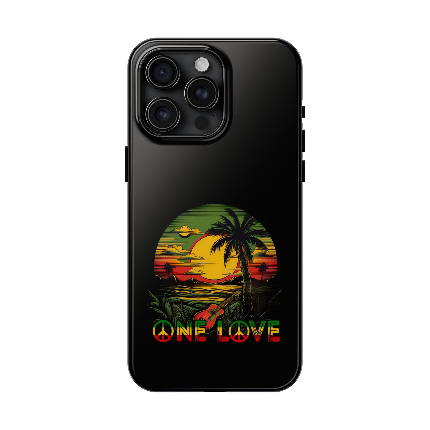 Reggae Sunset Guitar Tough iPhone Case