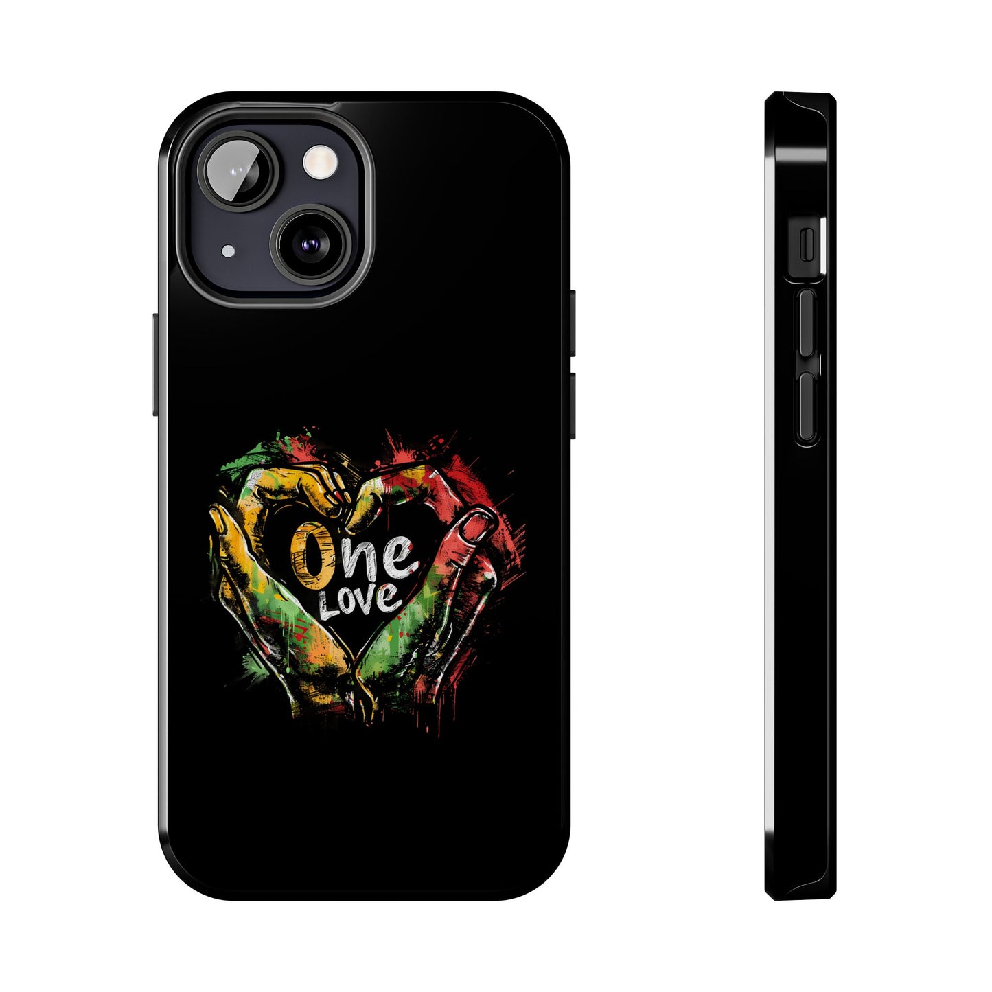 Reggae Hand Heart Tough iPhone Case