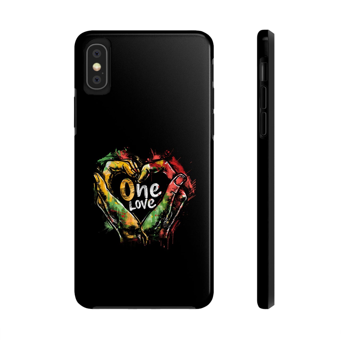 Reggae Hand Heart Tough iPhone Case