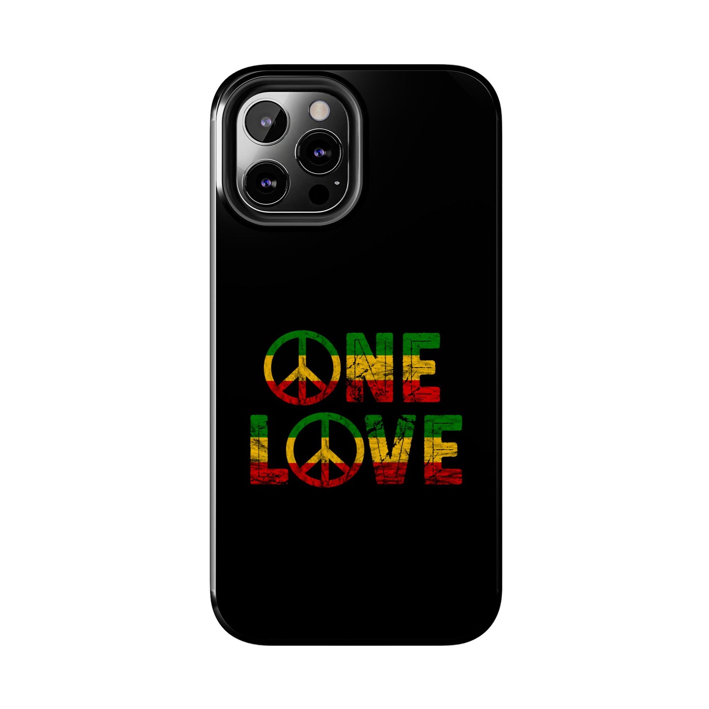 Reggae One Peace Love Tough iPhone Case