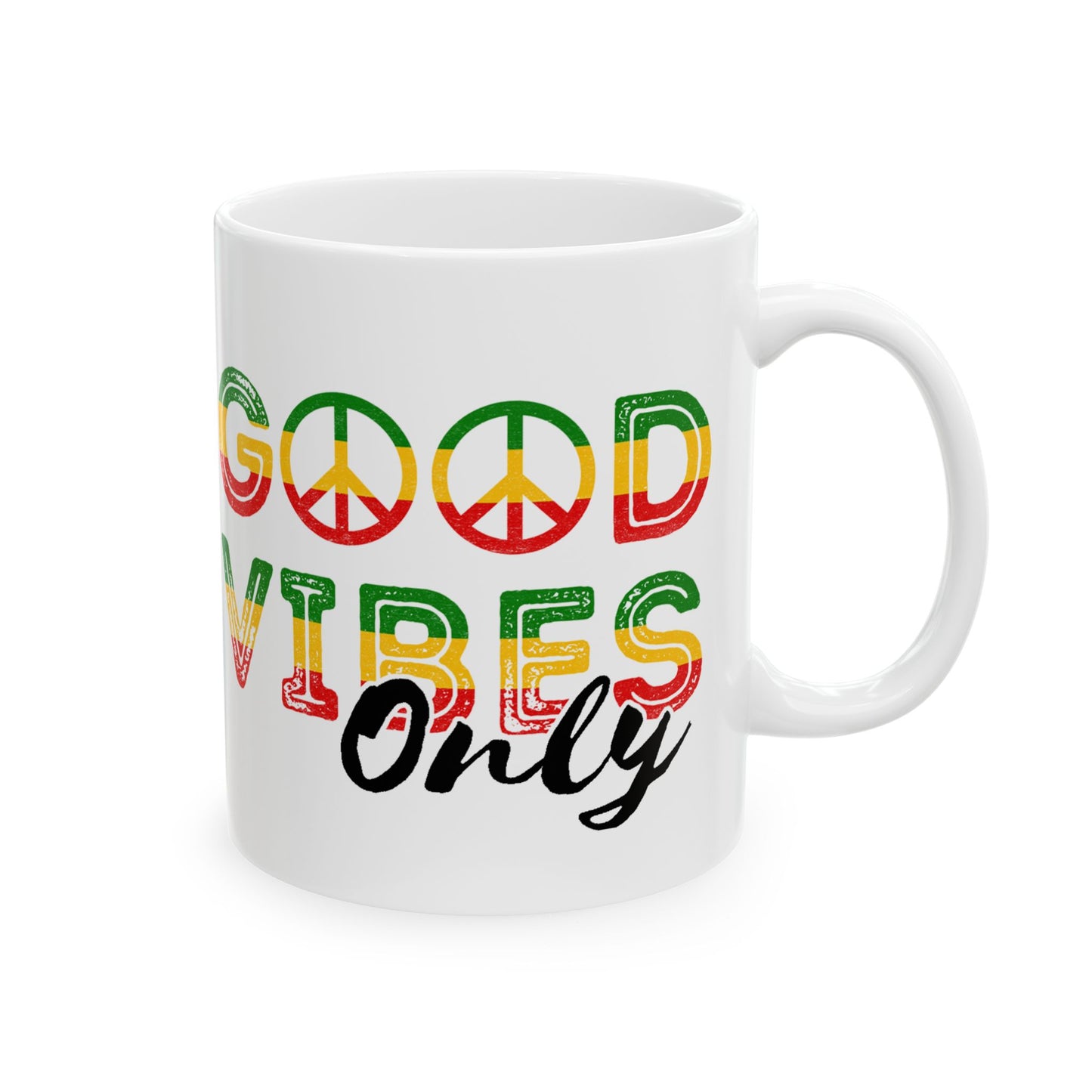 Good Vibes Only White Mug