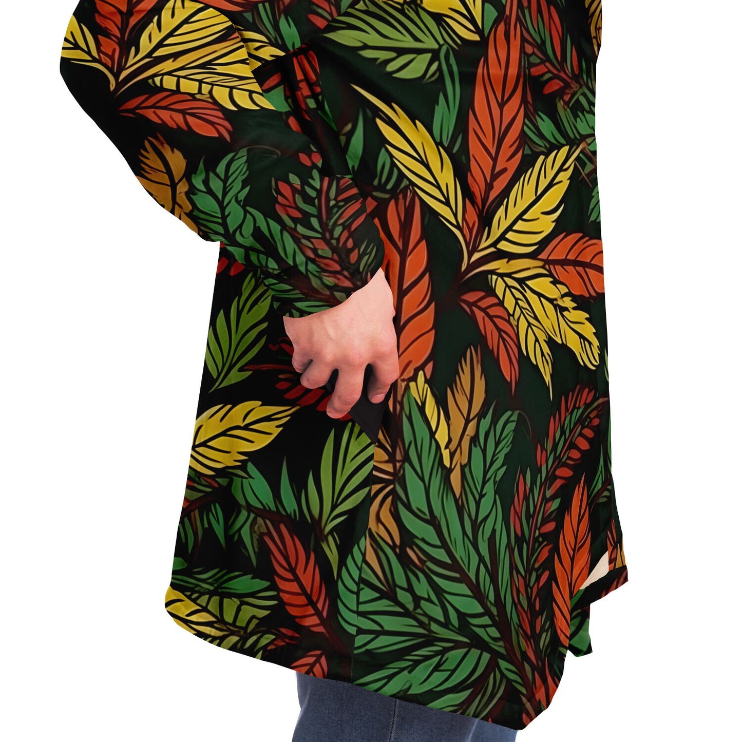 Reggae Plants Microfleece Unisex Cloak