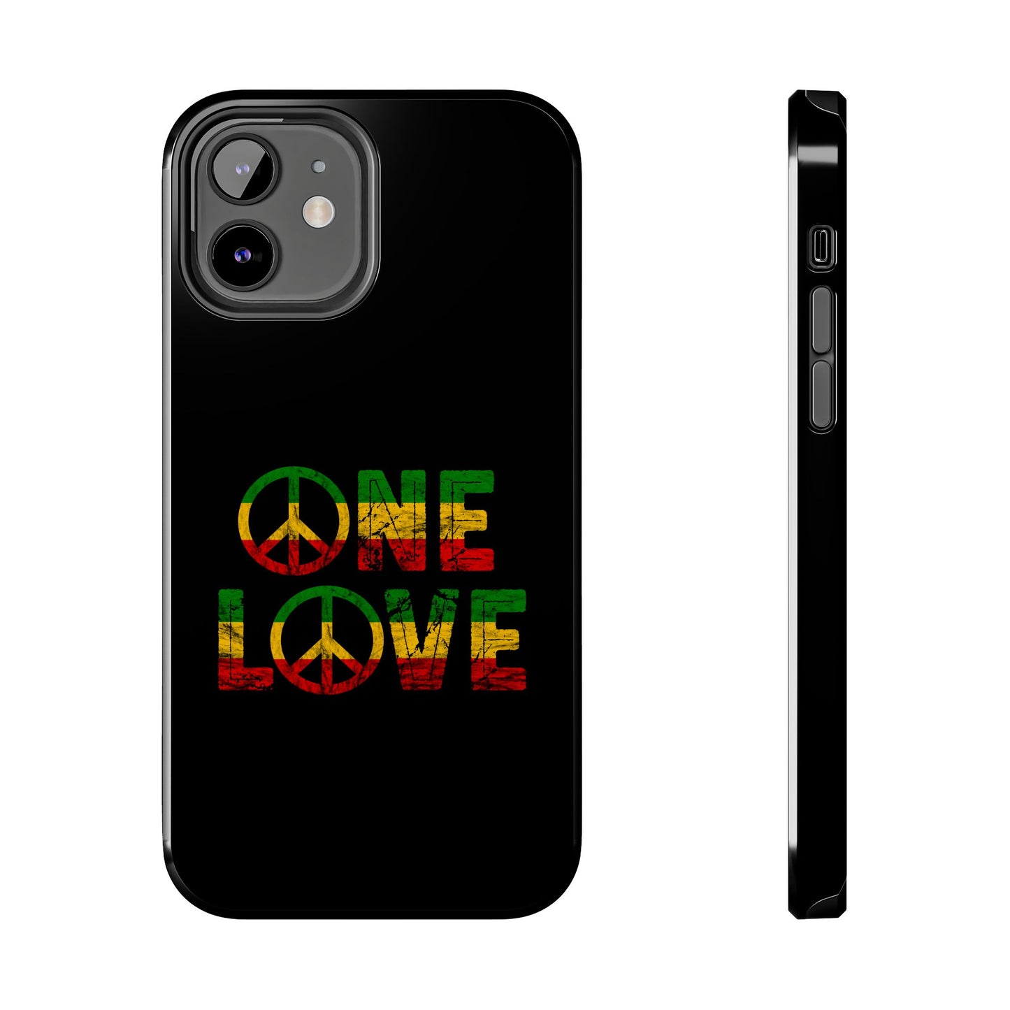 Reggae One Peace Love Tough iPhone Case