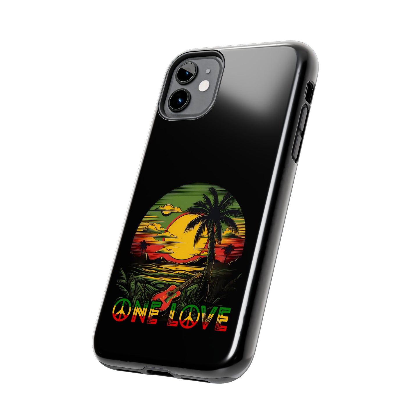 Reggae Sunset Guitar Tough iPhone Case