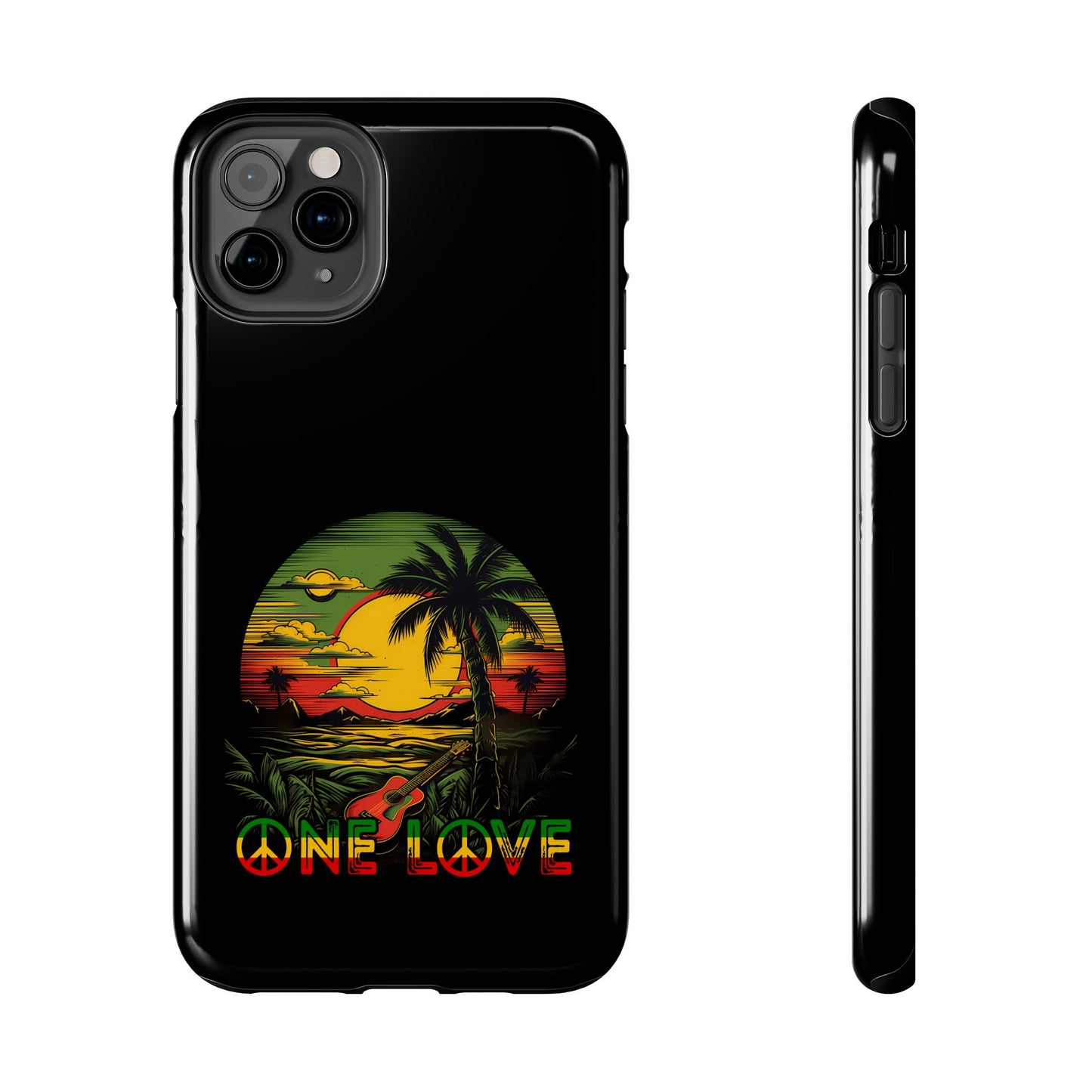 Reggae Sunset Guitar Tough iPhone Case