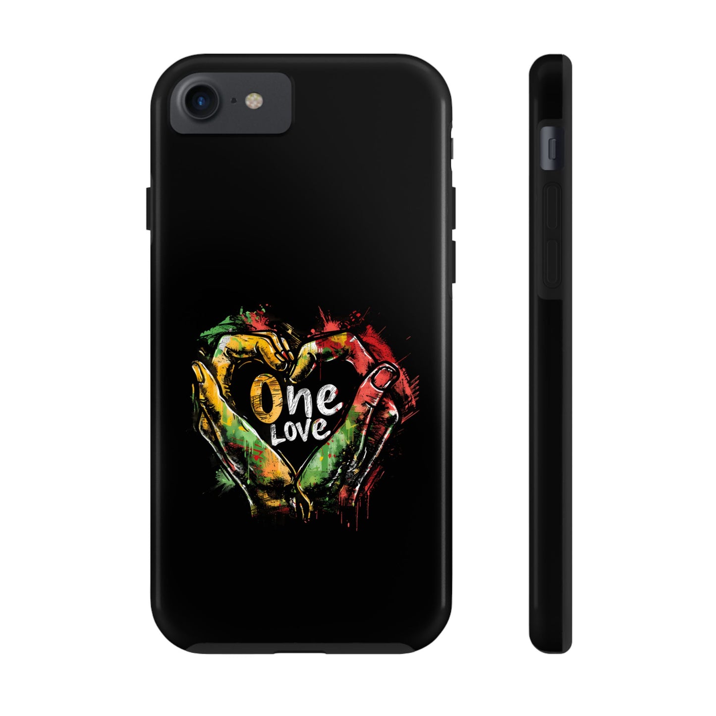 Reggae Hand Heart Tough iPhone Case