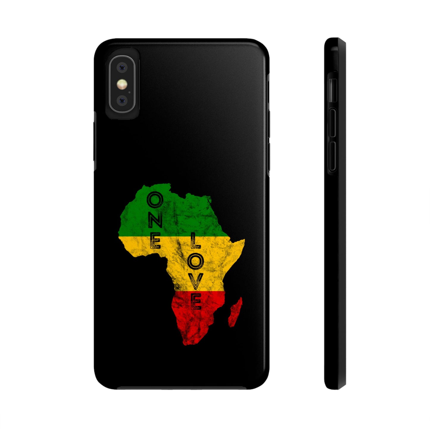 Reggae Africa Map Tough iPhone Case