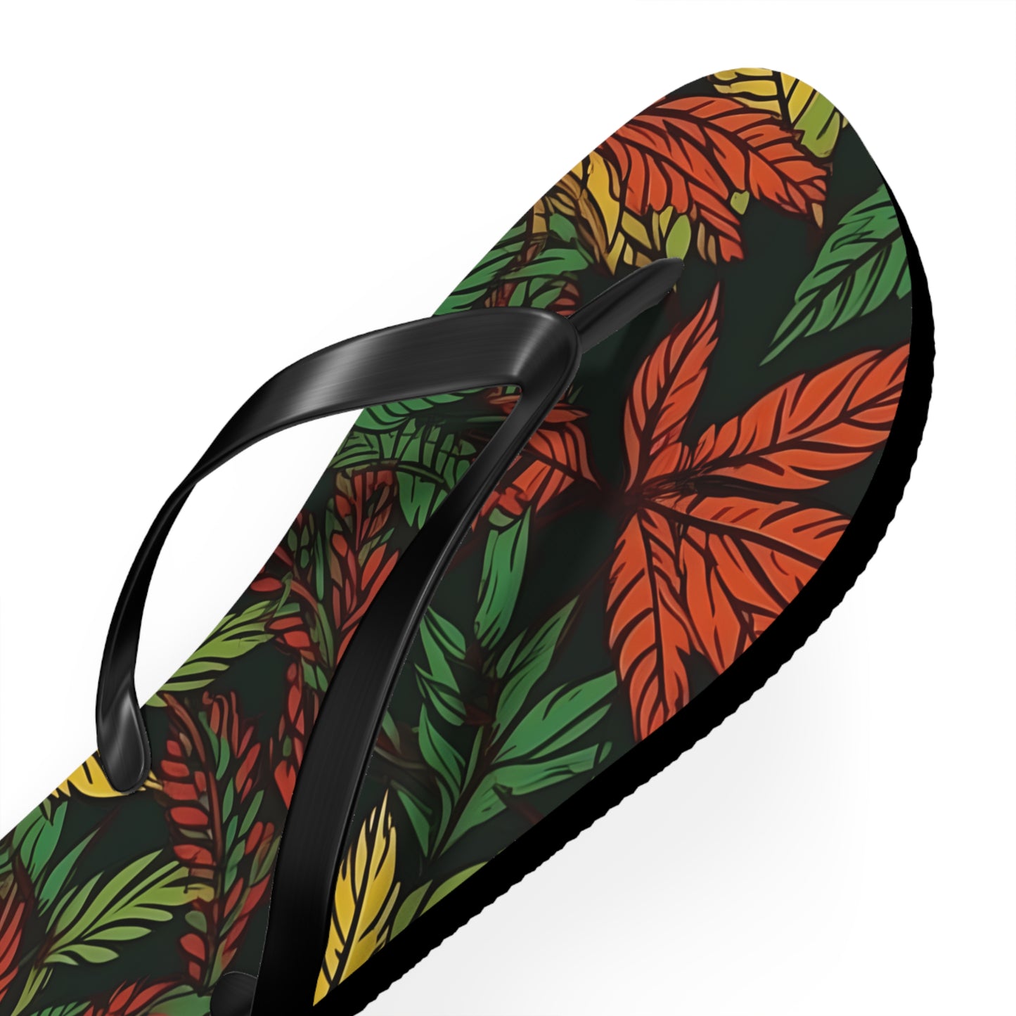 Reggae Plants Flip Flops