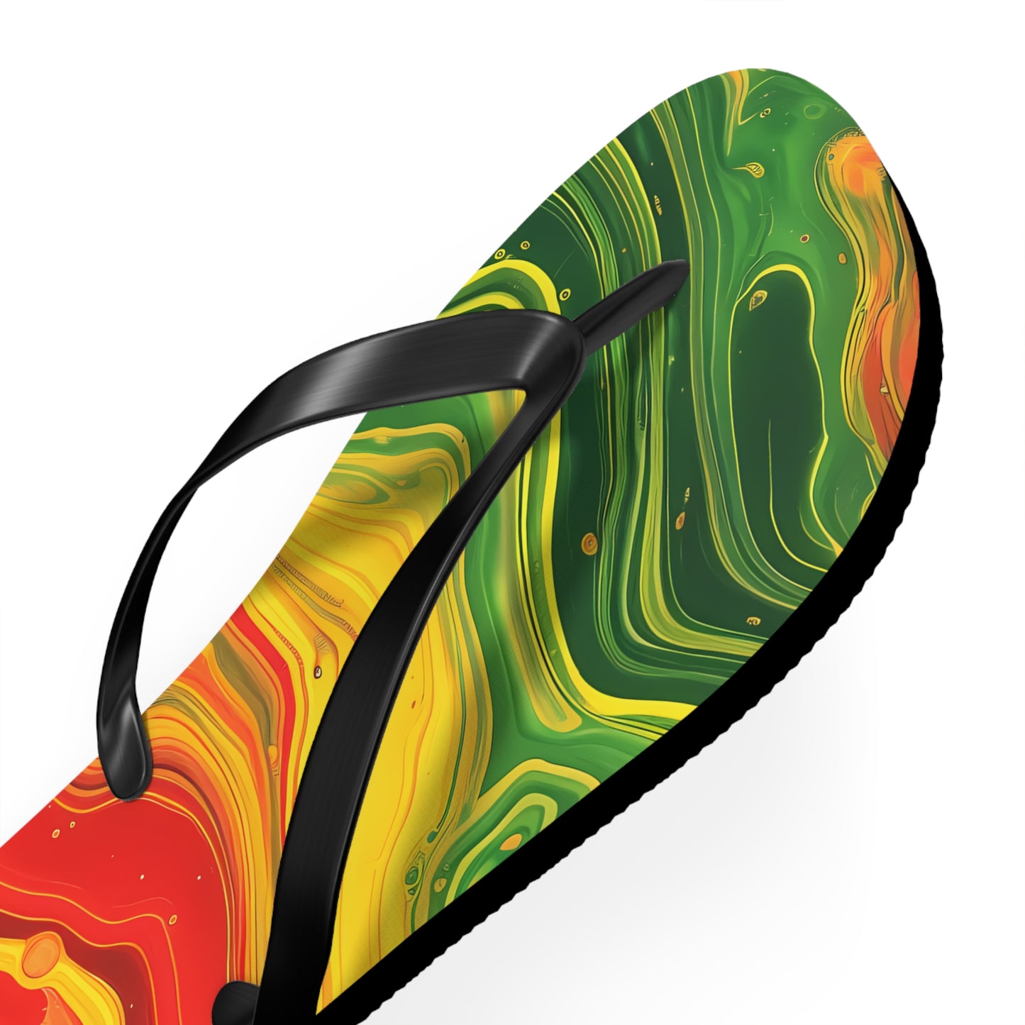 Reggae Wave Flip Flops