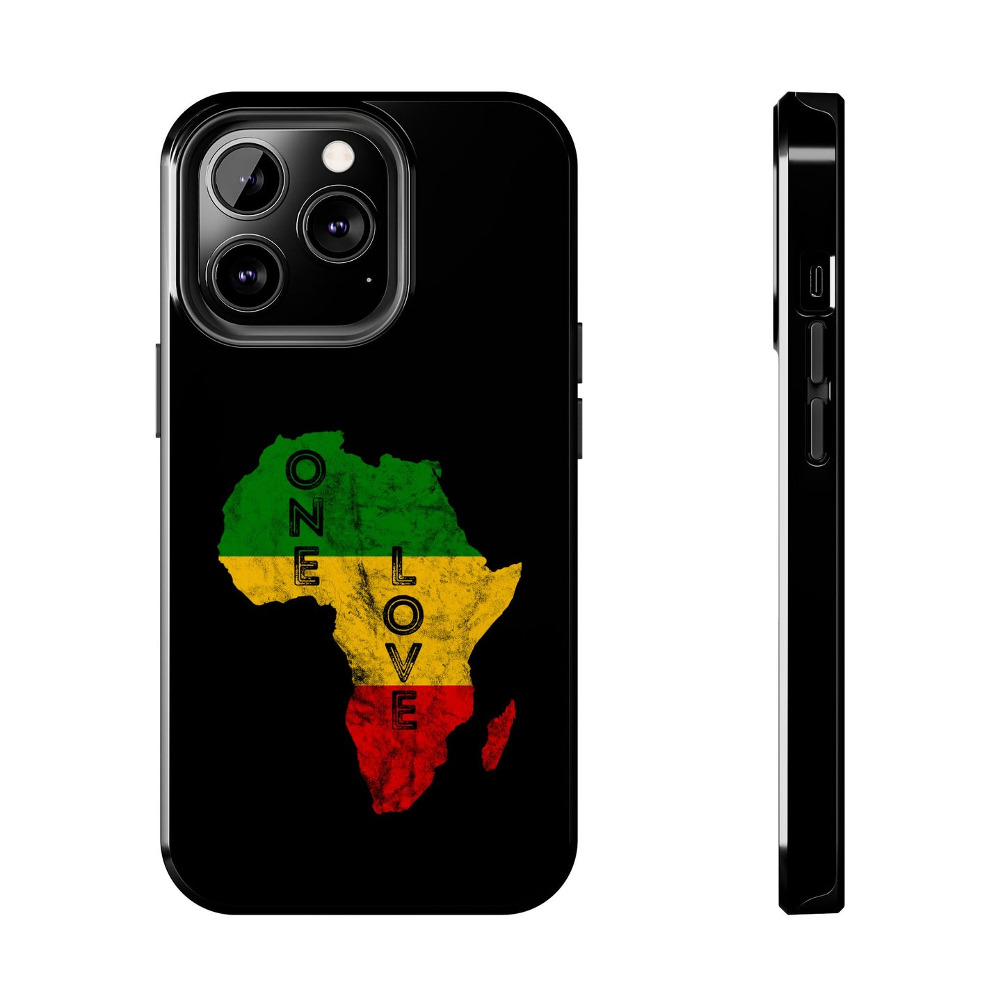 Reggae Africa Map Tough iPhone Case