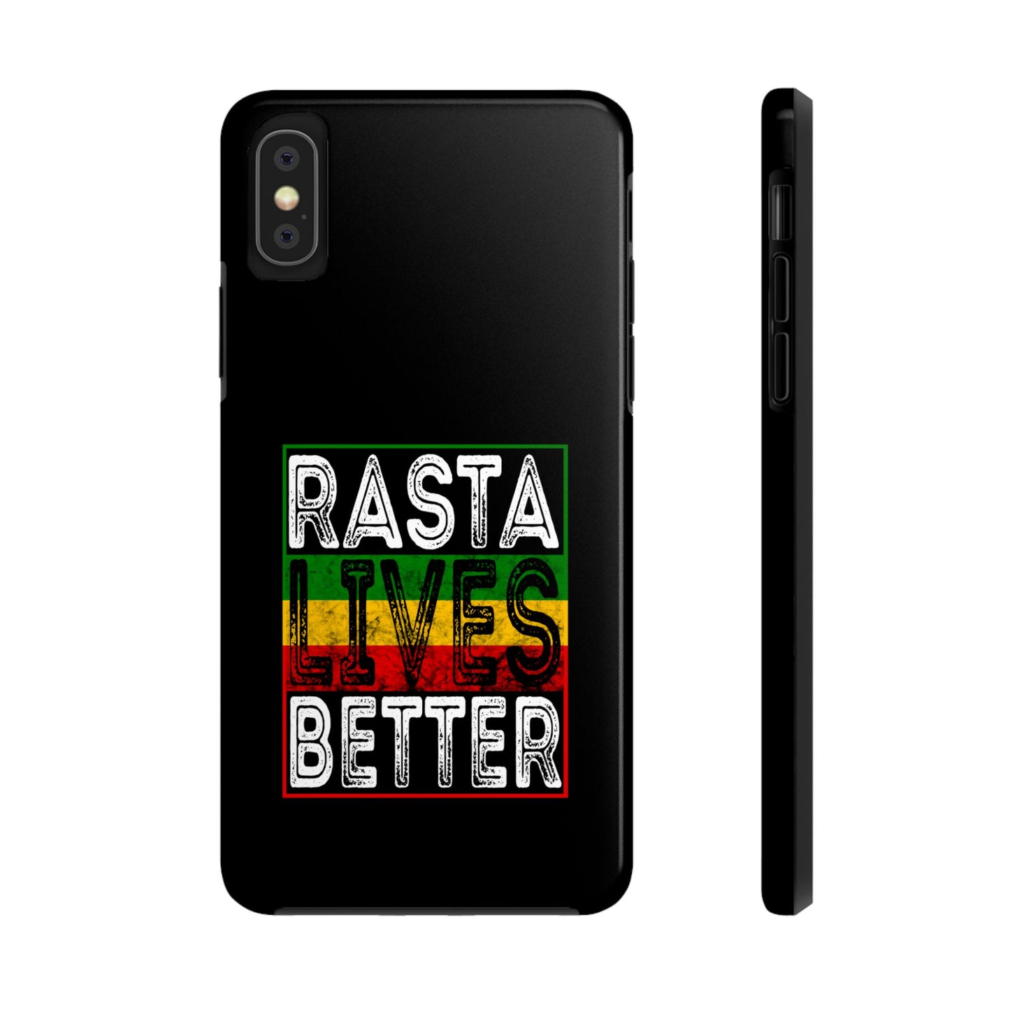 Rasta Lives Better Tough iPhone Case