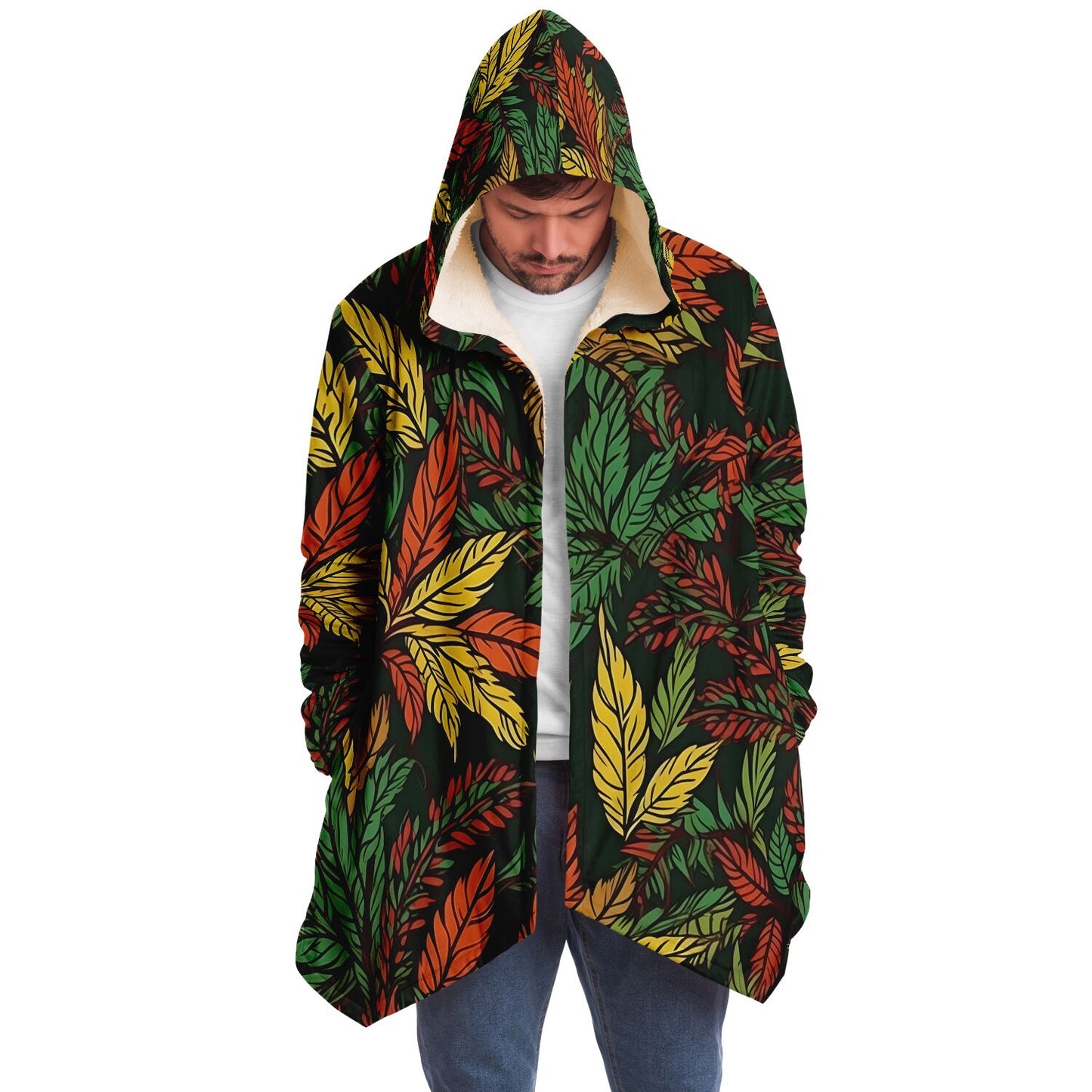 Reggae Plants Microfleece Unisex Cloak