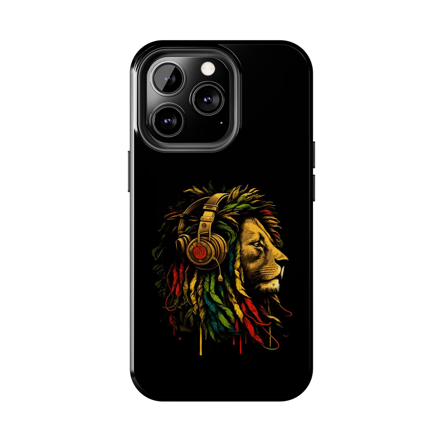 Rasta Reggae Lion Tough iPhone Case