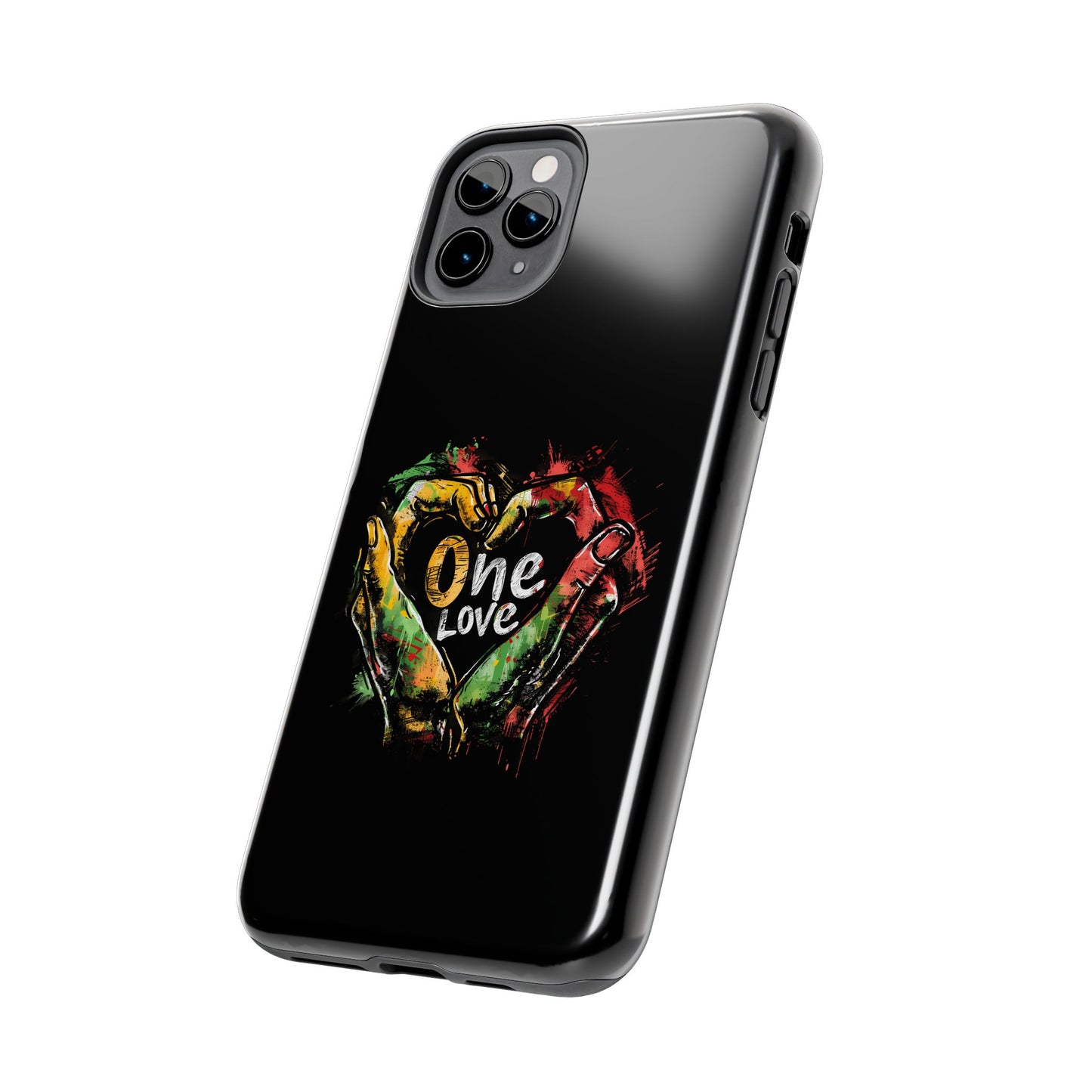 Reggae Hand Heart Tough iPhone Case