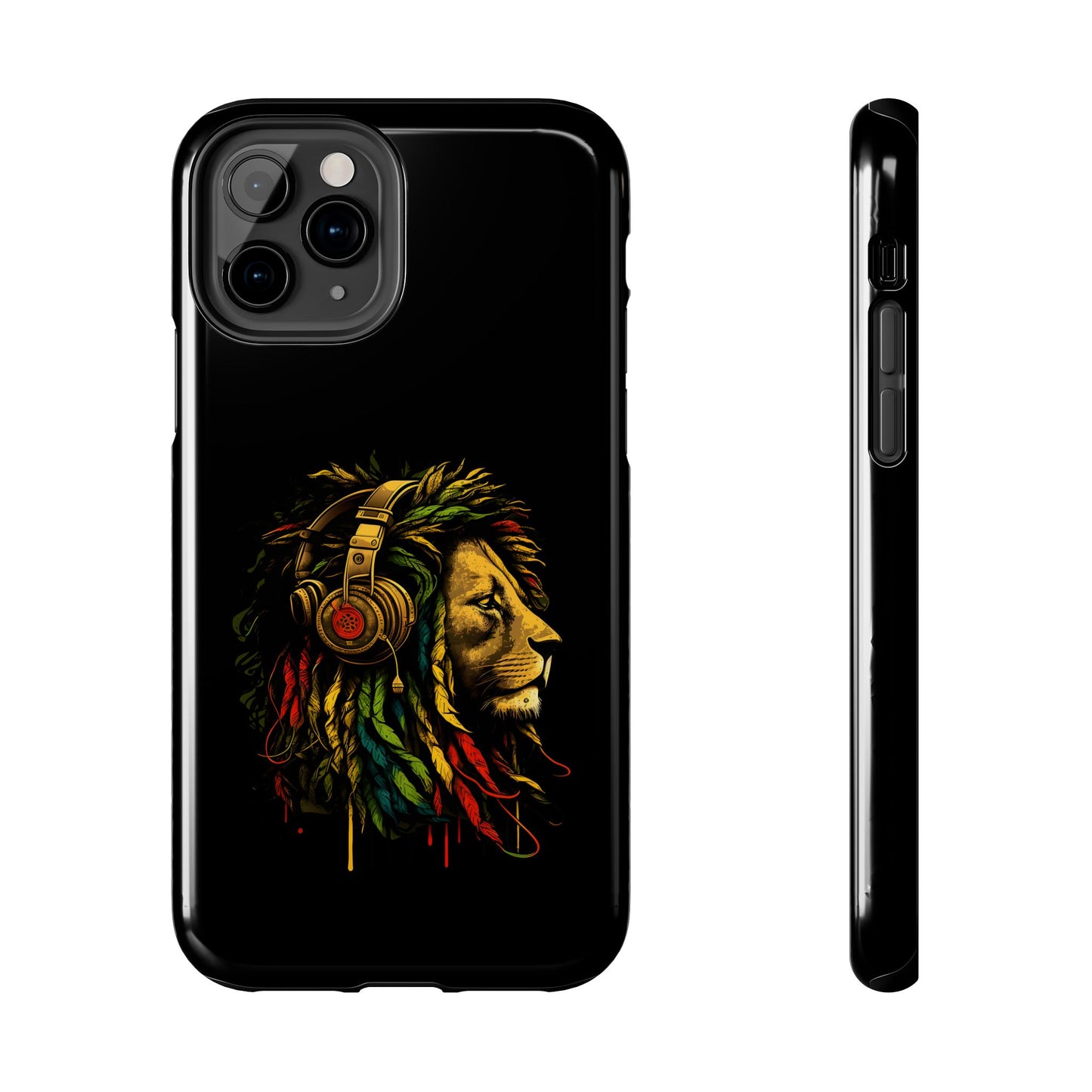 Rasta Reggae Lion Tough iPhone Case