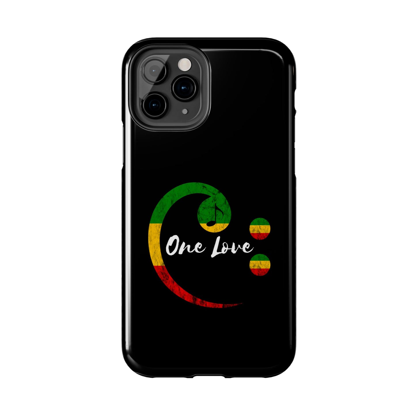 Happy Bass Clef Tough iPhone Case