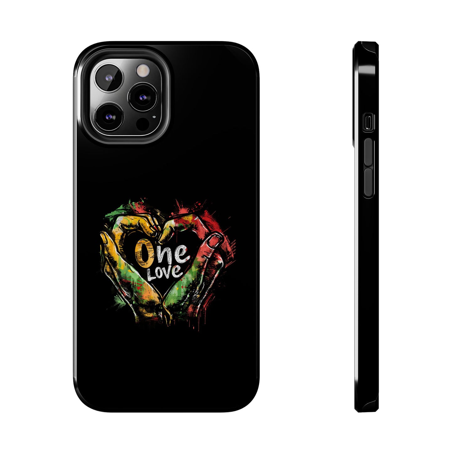 Reggae Hand Heart Tough iPhone Case