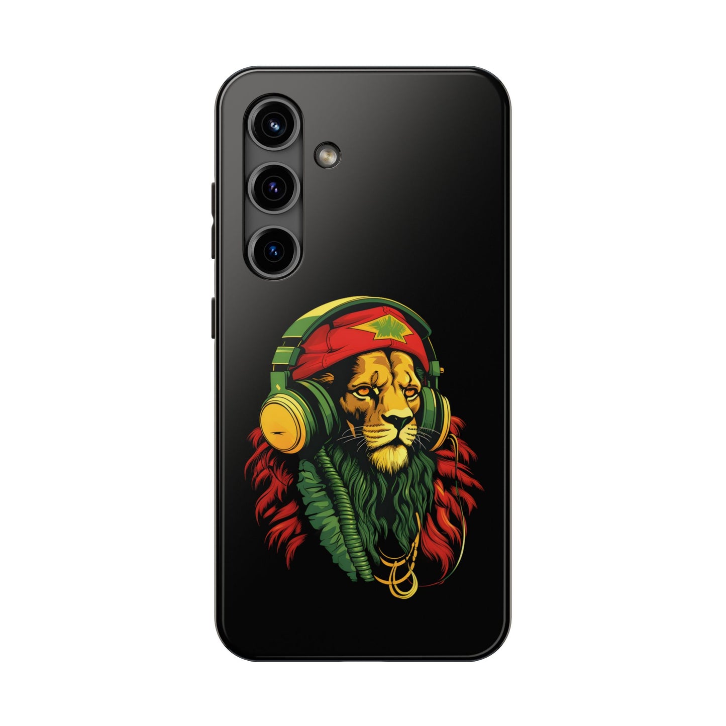 Haile Selassie Reggae Music Lion Tough Samsung Galaxy Phone Case